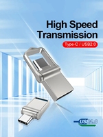 Mini Memoria USB 3.0 Tipo-C OTG Metálica, Nueva, 8GB, 16GB, 32GB, 8GB, 128GB, 256GB, 512GB, Tarjeta Flash Tipo-C, Pendrive