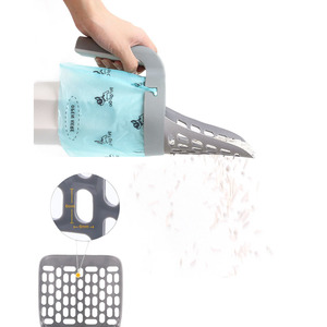 Pelle à litière pour chat pour filtre pour animaux de compagnie nettoyage des ordures ménagères avec support de sacs à ordures pelle à litière pour chat - Product Image 3