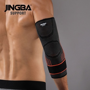 Vente d'usine JINGBA : Manchon de compression en nylon pour coude de sportif, protection du bras, soutien du coude de tennis, pour musculation et gym - Product Image 2