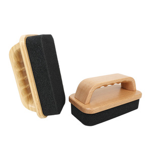 Brosse à chaussures en bambou avec manche pour le nettoyage domestique, lot de 2 - Product Image 2