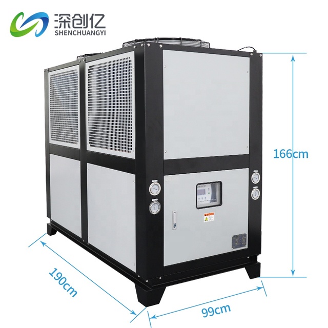 Hot Selling 30 TONS 120KW R410A Four Circuit Industrial Air Cooled Water Chiller with Compressor & Pump