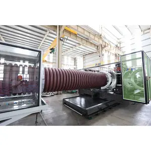 Jwell HDPE PP PVC Horizontal Type Double Wall Corrugated Pipe Extrusion Line