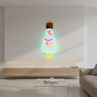 Enseigne Néon LED Personnalisée Halloween Citrouille Fantôme Imprimée UV IP65 Étanche DC12V Dimmable Acrylique pour Publicité Extérieure