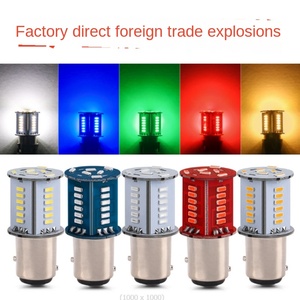 Moto Automobile Led Frein Flash Ampoule Intérieur Ampoules Clignotant Lumière Frein Feu Arrière Ampoules Inverse Auto - Product Image 5