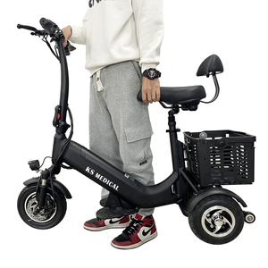 KSM-902 NUEVO Scooter Eléctrico Plegable de 3 Ruedas, Solo 16 kg, con Asiento para Adultos Mayores - Product Image 3