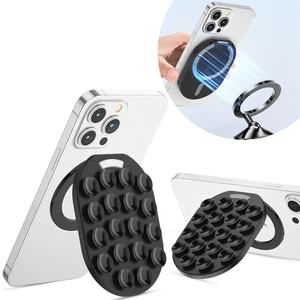 Pegangan isap ponsel lengket magnetik untuk casing <span class=keywords><strong>m</strong></span>-safe dudukan berdiri portabel silikon tahan lama lepas pasang sudut dapat disesuaikan untuk Iphone17 - Product Image 1