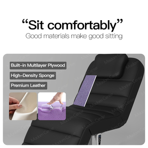 Madamcenter Chaise <span class=keywords><strong>de</strong></span> lit électrique pour salon <span class=keywords><strong>de</strong></span> beauté rose avec cama <span class=keywords><strong>de</strong></span> Belleza réglable et boutons <span class=keywords><strong>de</strong></span> commande au pied - Product Image 4