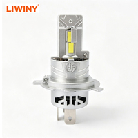 Ampoule de phare LED Liwiny pour voiture 12V H1 H4 H7 H11 9005 9006 9012 pour remplacement d'ampoules halogènes et mise à niveau de l'éclairage