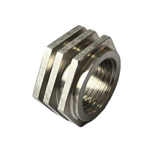 Raccords de tuyauterie en laiton personnalisés en usine NFJM raccords en laiton de <span class=keywords><strong>plomberie</strong></span> d'eau à mamelon réduit durables - Product Image 1