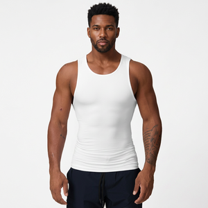 PASUXI Casual Quick Dry Moisture Wicking Fitness <b>Stringer</b> Tank Top Men's Gym Workout Singlet Breathable Running <b>Vest</b> - Product Image 3