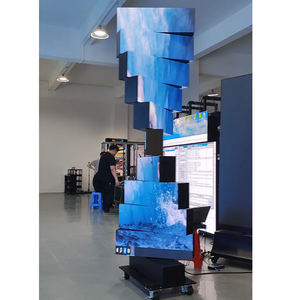 MDS tầng đứng kỹ thuật số biển và hiển thị Quảng Cáo Sáng tạo màn hình trong nhà <span class=keywords><strong>360</strong></span> độ xoay <span class=keywords><strong>LED</strong></span> hiển thị - Product Image 4