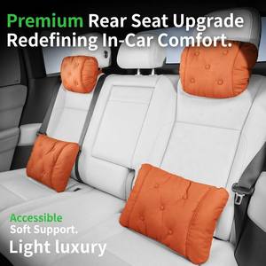 Pelle Nappa Premium per <span class=keywords><strong>Tesla</strong></span> <span class=keywords><strong>Model</strong></span> <span class=keywords><strong>3</strong></span> Y, Upgrade Interni, Poggiatesta e Supporto Lombare in Memory Foam Stabile, Cuscino per il Collo - Product Image 3