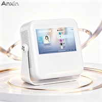 Projecteur portable rotatif Anxin A53, projecteur vidéo, double crâne, mise au point automatique, projecteur 4K avec écran tactile intelligent