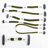 Câble de connexion personnalisé M80, assemblage de faisceau de câblage à connecteur rectangulaire haute fiabilité, pas de 2,0 mm, avec verrouillage par vis