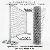 Clôture en treillis métallique galvanisé recouvert de PVC YC, panneaux de clôture temporaire en maille losange noire, fabricant de clôtures en treillis métallique