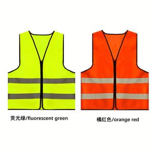 เสื้อกั๊กนิรภัยปรับแต่งได้สำหรับทำงาน ปั่นจักรยาน วิ่ง อาสาสมัคร - ผ้าโพลีเอสเตอร์ระบายอากาศ พิมพ์ลายซิลค์สกรีน สำหรับผู้ใหญ่ทุกเพศ พร้อมโลโก้ - Product Image 2