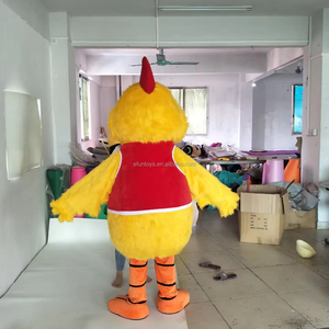 Efun MOQ 1 pezzo personalizzato giallo Anime pollo mascotte Costume adulto Cosplay animale personaggio dei <span class=keywords><strong>cartoni</strong></span> <span class=keywords><strong>animati</strong></span> per eventi di festa di carnevale - Product Image 2