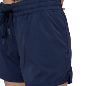 Shorts de sport d'été pour femmes en coton 100% écologique de haute qualité en gros OEM, séchage rapide, respirant, taille à cordon - Product Image 6