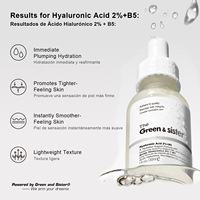 Sérum à l'acide hyaluronique 2% B5, repulpe, hydrate, répare la barrière cutanée, lisse les rides, 30 ml, OEM, ODM, étiquette privée, logo personnalisé, vente en gros