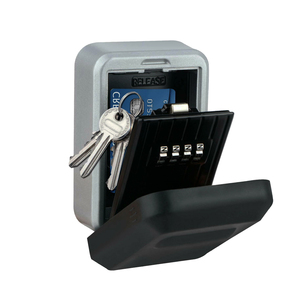 Fuera de las llaves de bloqueo caja de <span class=keywords><strong>4</strong></span> Código de combinación de almacenamiento de Metal con cerradura de la Caja - Product Image 2
