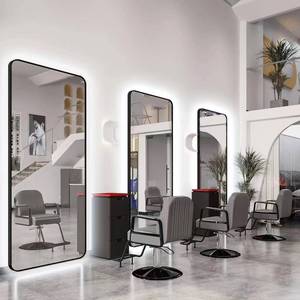 <span class=keywords><strong>Espejo</strong></span> de Peluquería <span class=keywords><strong>con</strong></span> Iluminación Específico para Salón K, Bordes Pulidos, Diseño Todo en Uno - Product Image 3