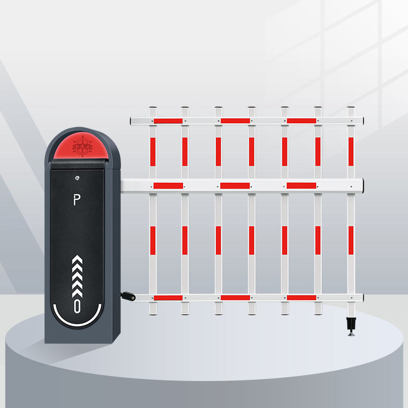 Puerta de barrera de valla de doble capa (negro)