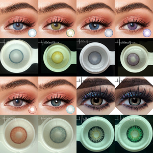 <span class=keywords><strong>Lentilles</strong></span> de contact Magiceye GEM Fog Peal Blue, couleur bleue, souples, haute confortabilité, jetables mensuelles, usage quotidien - Product Image 5