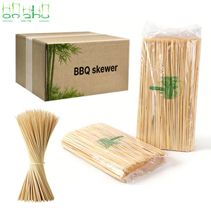 Brocheta <span class=keywords><strong>de</strong></span> bambú desechable redonda para barbacoa con logotipo personalizado, herramientas al aire libre para acampar, palo largo <span class=keywords><strong>de</strong></span> <span class=keywords><strong>madera</strong></span> - Product Image 4