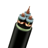 8,7/15kV 19/33kV 26/35kV Mittelspannungs-Stromkabel 3-adrig XLPE-isoliert PVC-Ummantelt Armiertes Kupferkabel
