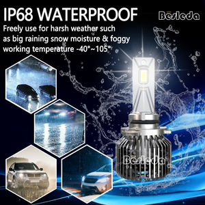 Alta calidad 120W 20000LM 2 cobre rojo H1 H3 H4 H7 H11 accesorios de luz de coche 9004 9007 mejor <span class=keywords><strong>precio</strong></span> faro LED - Product Image 3