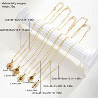 Ensemble de colliers superposés Maillard avec pendentif, chaîne de clavicule, collier pull, bijoux minimalistes au design de niche pour femmes, vente en gros