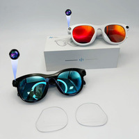 Lunettes Intelligentes Polarisées Tendance avec Double Caméra 2MP Colorée et Traduction IA pour Appels – Idéales pour le E-commerce Transfrontalier