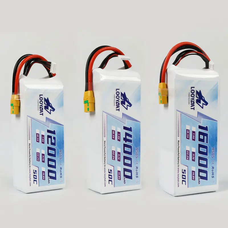 6S 12S 12000mAh 14000mAh 16000mAh 25C/50C RC Rate RC полимерная литиевая батарея для сельского хозяйства Дрон аксессуары с XT90