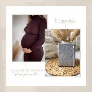 <span class=keywords><strong>Grossesse</strong></span> Allemagne Mère Examen Livret Enveloppe Feutre Vierge Mère Pass Organisateur, Plaine Maternité Passeport Couverture - Product Image 5