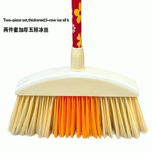 Balai en plastique à poils haute densité, manche long, pour usage domestique et commercial - Product Image 2