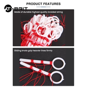 <span class=keywords><strong>Bouchon</strong></span> de ligne de pêche tressé à zéro élasticité résistant à l'abrasion - Product Image 4