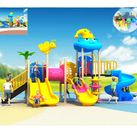 Équipements de jeu coulissants pour enfants, aire de jeu d'escalade,