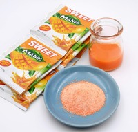 Poudre de jus instantané aromatisée à la mangue et à l'orange en gros personnalisée