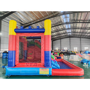 Alquiler de Castillo Inflable para Niños con Tobogán de Agua y Piscina, Casa de Brinco Inflable, Juegos Inflables para Exteriores - Product Image 4