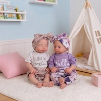 Poupées réalistes pour bébés filles, 18 pouces / 45 cm, en silicone souple, jouet réaliste pour nouveau-né, cadeau pour les enfants de 3 ans et plus, les futurs parents