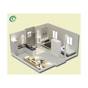 Maison préfabriquée légère en acier à panneaux sandwich extensibles moderne pour <span class=keywords><strong>villa</strong></span>, complexe hôtelier, <span class=keywords><strong>location</strong></span> de vacances - Product Image 6