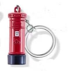 ファッションとクリエイティブな売れ筋ロンドン記念レッドバスメールボックス電話ブースオフロード車キーホルダー - Product Image 3