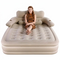 Lit gonflable pliable automatique avec pompe intégrée pour le camping en plein air, les voyages, matelas gonflable