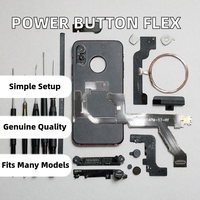 Câble flexible pour flash, avec plaque métallique de remplacement, compatible avec iPhone X, Xs, XR, 11, 12, 13, 14, Pro Max