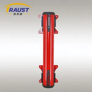 Suporte de parede para trausta, cassete de freio, controle de multidão, barreira de cinto retrátil duplo, stanchion