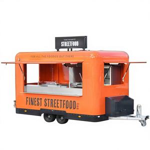 Fourgon à pizza de luxe entièrement équipé en aluminium et fibre de verre pour événements d'entreprise - Remorque alimentaire résistante à la rouille avec option bonbons - Product Image 1