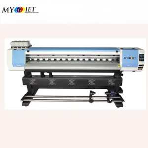 Terbaik Harga 3.2M Automatic Digital Flex Banner Mesin 10ft 3.2M Eco Pelarut Printer