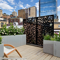 Panneau de clôture décoratif en métal découpé au laser sur mesure, écran d'intimité pour balcon, cloison intérieure/extérieure, panneau de garde-corps d'escalier
