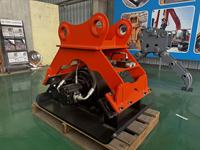 Compacteur vibrant hydraulique pour mini-excavatrice, plaque de compactage de sol haute fréquence pour excavatrice de 1,5 à 40 tonnes