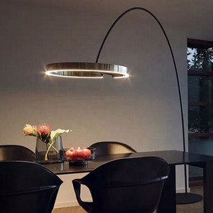 Lampada da Terra Moderna di Lusso Regolabile, Lampada ad Arco in Metallo <span class=keywords><strong>LED</strong></span> per Decorazione Hotel, Camera da Letto, Divano e Soggiorno - Product Image 4